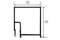 Profil din aluminiu BP-40 BRUS