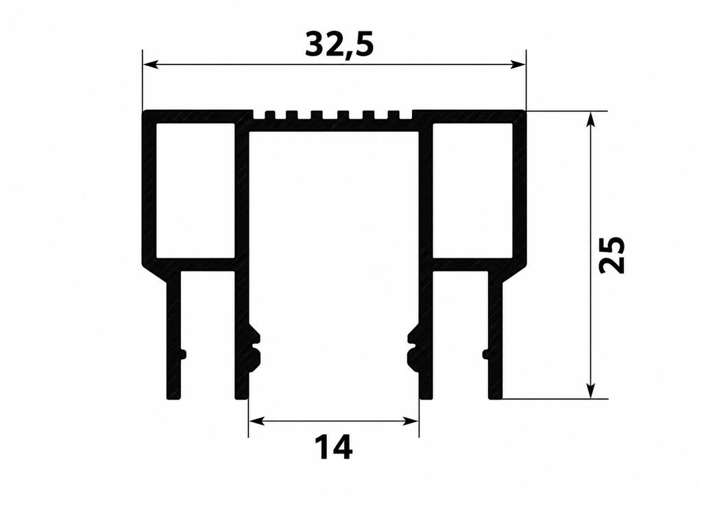 Profil Linie Led SCARB 12