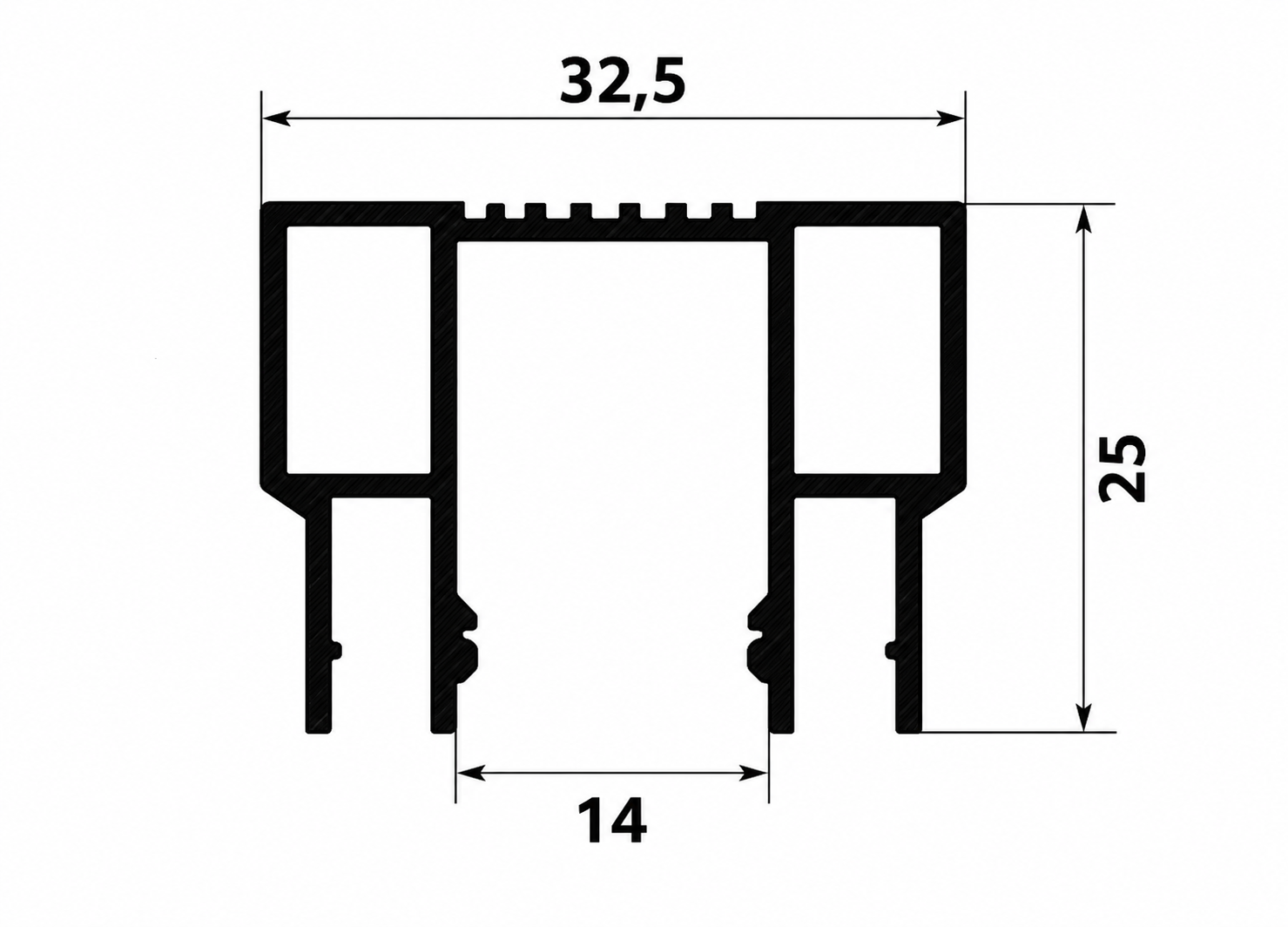 Profil Linie Led SCARB 12